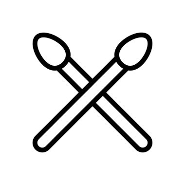 müzik vektörü ince çizgi simgesi