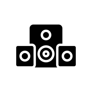 hoparlör vektör düz simgesi