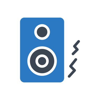 hoparlör vektör renk simgesi