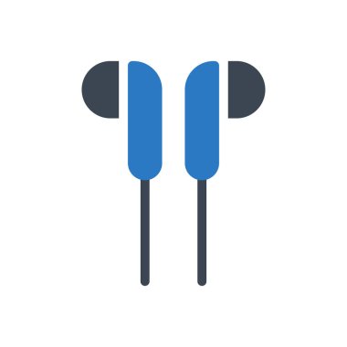 müzik vektörü renk simgesi