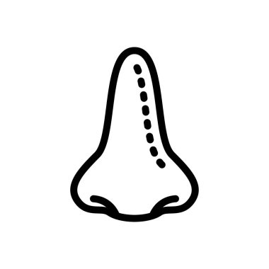 Plastik vektör ince çizgi simgesi