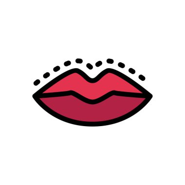 Plastik vektör düz renk simgesi