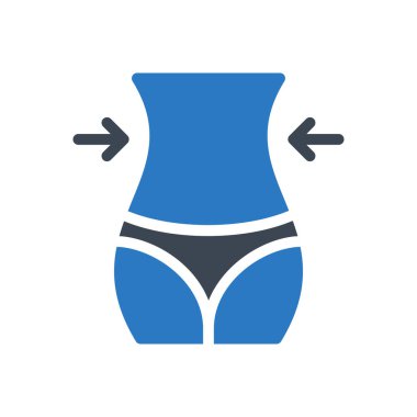 göbek vektörü renk simgesi