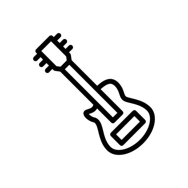 Musik Vektor Thin Line Symbol — Stockvektor