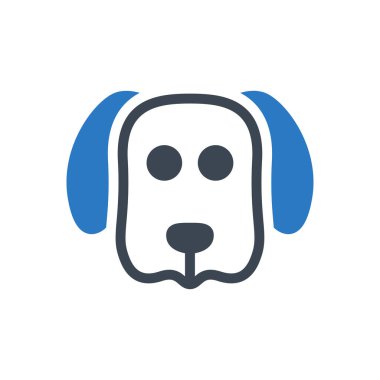 yüz vektör renk simgesi