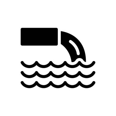 boru vektör düz simge