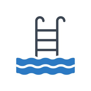 havuz vektörü renk simgesi