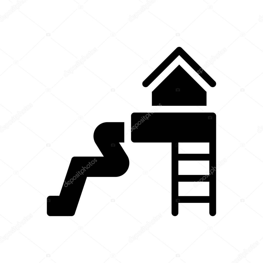 Park vector glyph flat icon