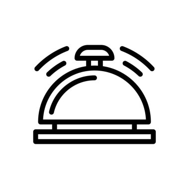 halka vektörü ince çizgi simgesi