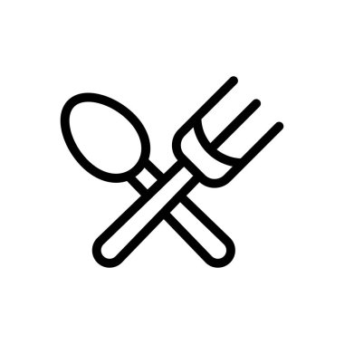 vektör ince çizgi simgesini servis et