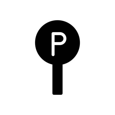 Otel vektör simgesi düz simgesi