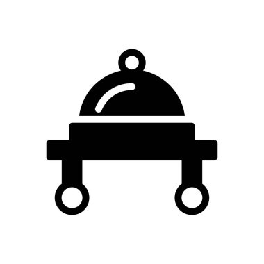 Tramvay vektör düz simgesi