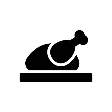 bacak parçası vektör düz simge