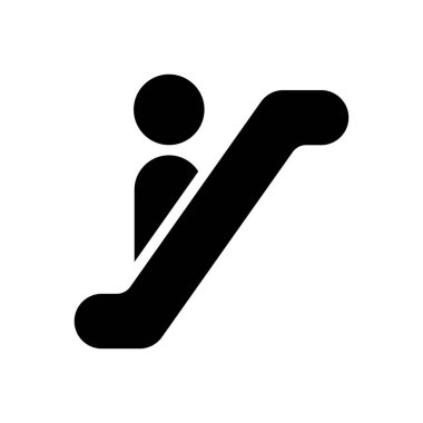 Yolcu vektör düz simgesi