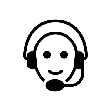 bizimle kontak vektör düz simgesi