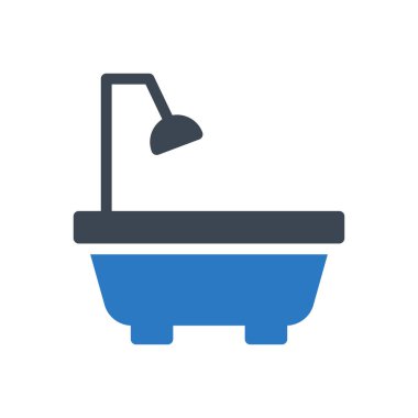 küvet vektörü renk simgesi