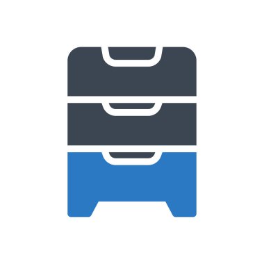 kabine vektör renk simgesi