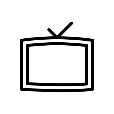 anten vektörü ince çizgi simgesi