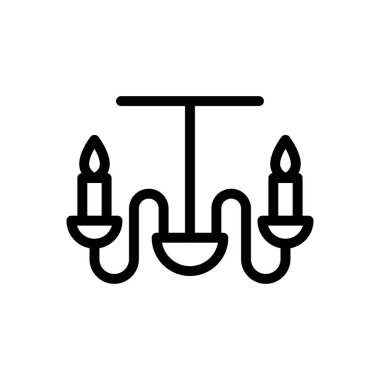 iç vektör ince çizgi simgesi