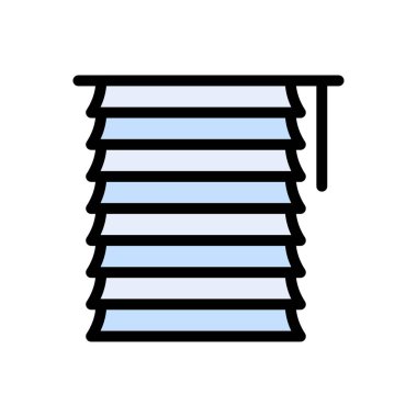 pencere vektörü düz renk simgesi