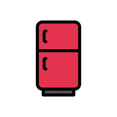 ev vektörü düz renk simgesi