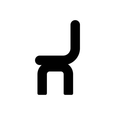 iç vektör glyph düz simgesi