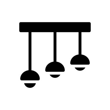 ışık vektör düz simgesi