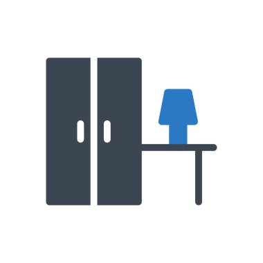 dolap vektörü renk simgesi