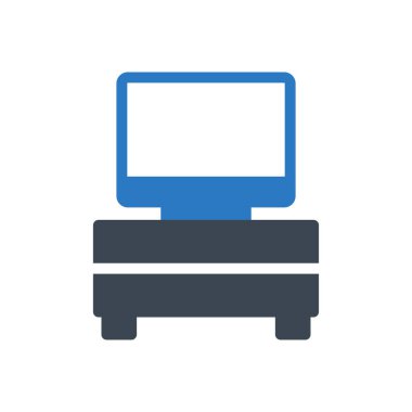 LCD vektör renk simgesi