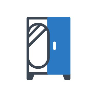 ayna vektör renk simgesi