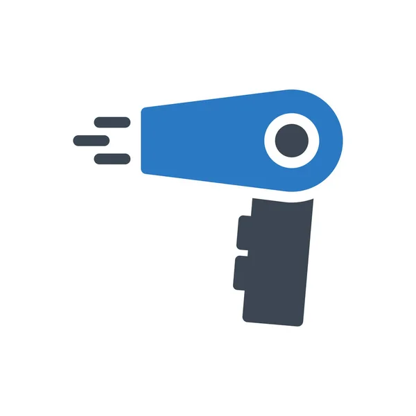 Blower Vector Glyph Color Icon — 스톡 벡터