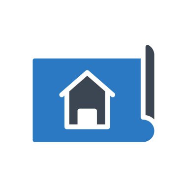 harita vektör renk simgesi