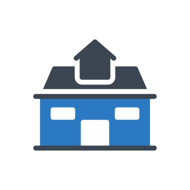 ev vektörü renk simgesi