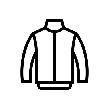 Kumaş vektörü ince çizgi simgesi