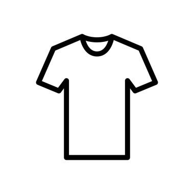 Kumaş vektörü ince çizgi simgesi