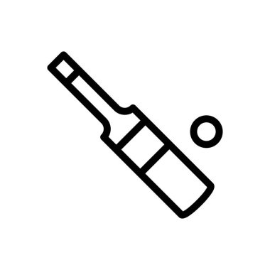 yarasa vektörü ince çizgi simgesi