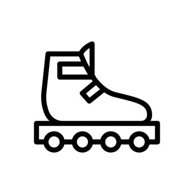 ayakkabı vektörü ince çizgi simgesi