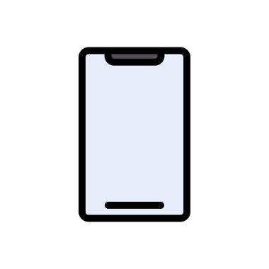 telefon vektörü simgesi düz simgesi