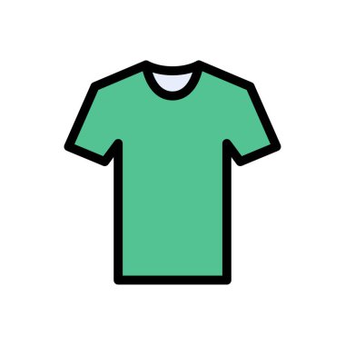 Kumaş vektör simgesi düz simge