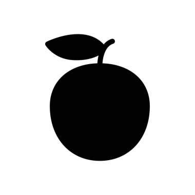 meyve vektörü düz simgesi