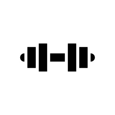 spor salonu vektör düz simgesi