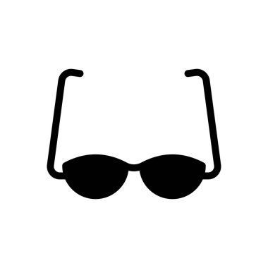 gözlük vektör düz simgesi