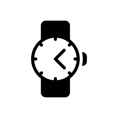 zaman vektör düz simgesi