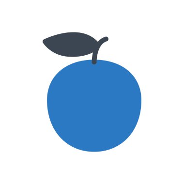 meyve vektörü renk simgesi