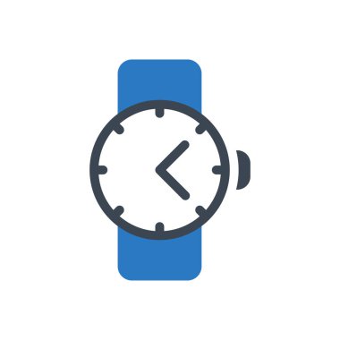 zaman vektör renk simgesi