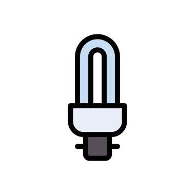 CFL vektör düz renk simgesi