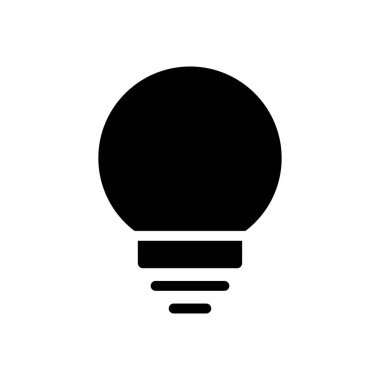 ışık vektör düz simgesi