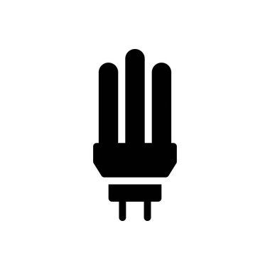 Enerji tasarrufu vektörü kabartması düz simge