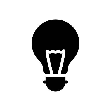 ışık vektör düz simgesi