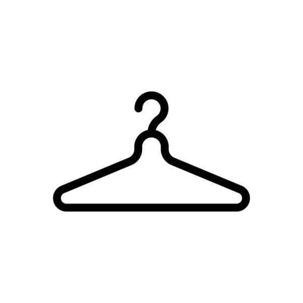 Wardrobe Vector Glyph Flat Icon — Stock Vector